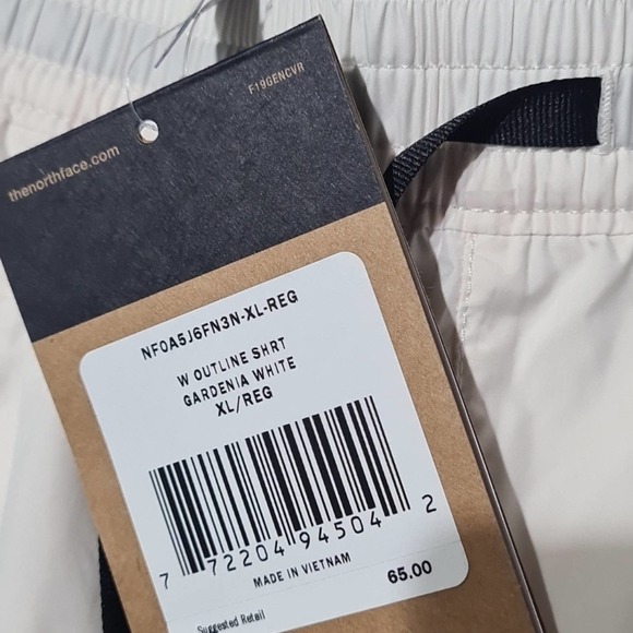 North Face White Gardenia Shorts Size XL NWT - Picture 4 of 5